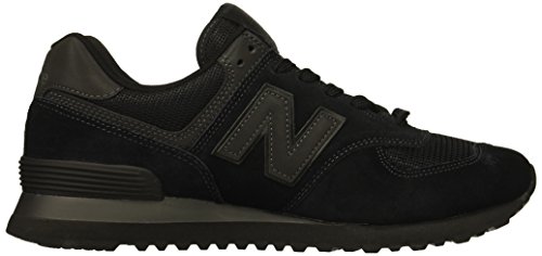 New Balance Hombre 574v2-core Trainers Zapatillas, Negro (Triple Black), 44 EU