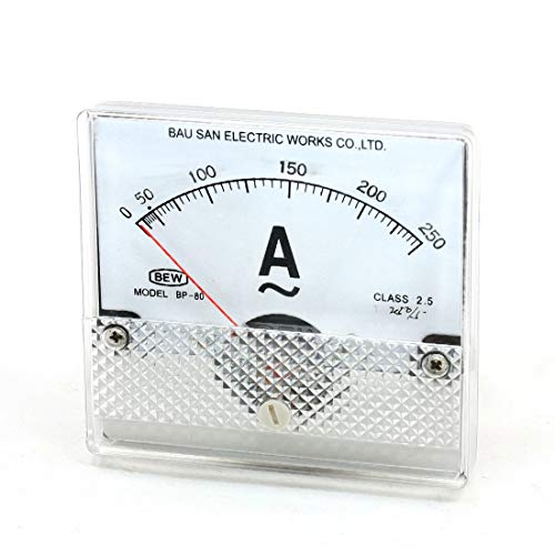 New Lon0167 AC 0-250A Destacados Ajuste fino Dial eficacia confiable Dial Ampere Meter BP-80(id:975 9b 3a d90)