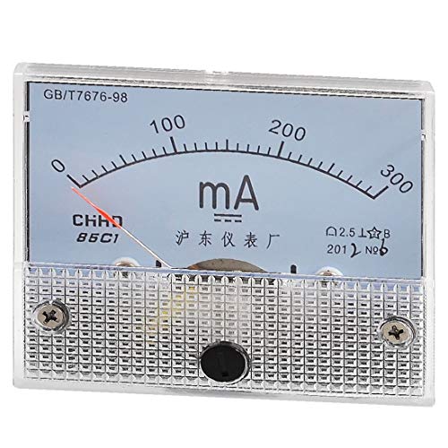 New Lon0167 Prueba de Destacados corriente analógica de eficacia confiable rango de escala DC 0-300MA Medidor de panel Milliampere(id:b28 9b c1 840)