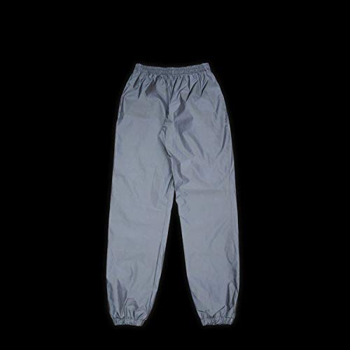 NewL Pantalones Reflectantes para Hombre Gris M