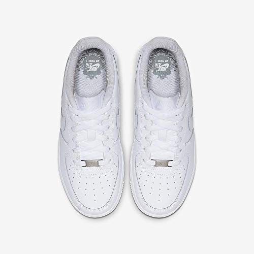 Nike Air Force 1 (GS) Zapatillas de baloncesto, Niños, Blanco (White / White-White), 36 1/2