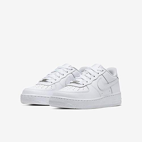 Nike Air Force 1 (GS) Zapatillas de baloncesto, Niños, Blanco (White / White-White), 36 1/2