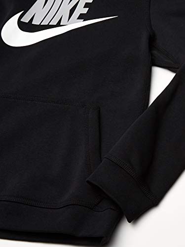 NIKE B NSW Club + Hbr Po Sudadera, Niños, Black/lt Smoke Grey, M