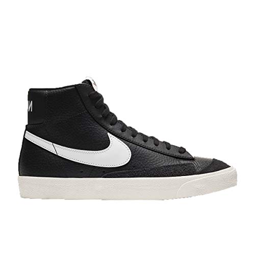 Nike Blazer Mid '77 VNTG, Zapatillas de básquetbol Hombre, Black/White/Sail/Team Orange, 42.5 EU