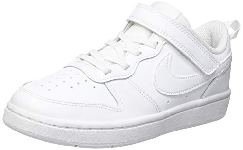 NIKE Court Borough Low 2, Sneaker Baby-Boys, White/White-White, 26 EU