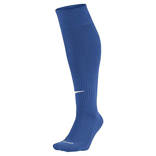 Nike Knee High Classic Football Dri Fit Calcetines, Unisex Adulto, Azul/Blanco (Varsity Royal/White), M (38-42)