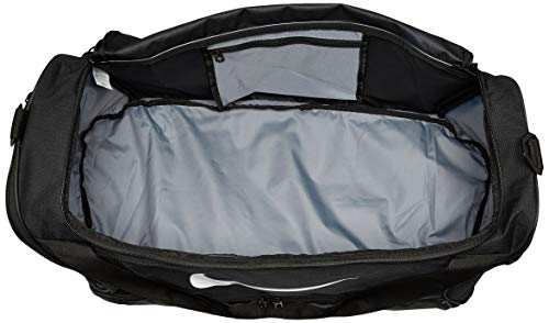 NIKE NK Brsla M Duff, 9.0 (60L) Gym Bag, Unisex Adulto, Black/ Black/ White, MISC