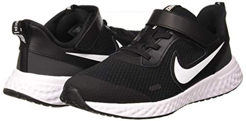 Nike Revolution 5, Running Shoe Unisex-Child, Black/White/Anthracite, 28.5 EU