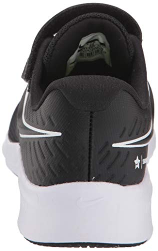 Nike Star Runner 2 (PSV), Zapatillas de Running, Negro (Black/White/Black/Volt 001), 27.5 EU