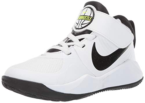 Nike Team Hustle D 9 (PS), Basketball Shoe, Blanca, 28 EU