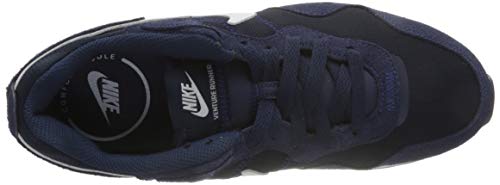 NIKE Venture Runner, Sneaker Hombre, Midnight Navy White Midnight Navy, 44 EU