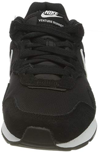 NIKE Venture Runner, Sneaker Mujer, Black White Black, 40 EU