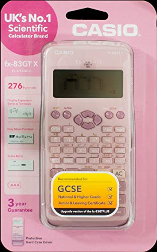 Nuevo Casio FX-83GTX Calculadora científica Rosa