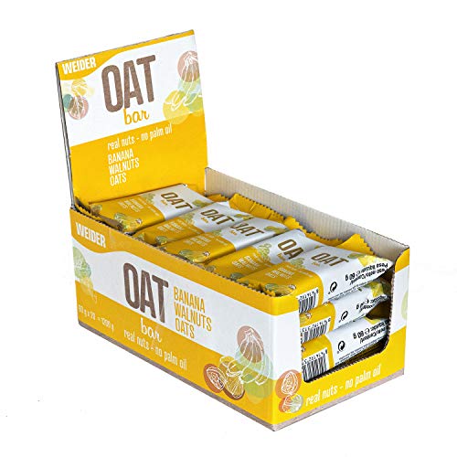 OAT BAR Sabor Plátano, Pack de 20 barritas x 60g, 1200g