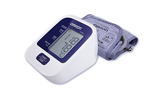 OMRON M2 BASIC Tensiómetro de Brazo digital, Blanco y Azul