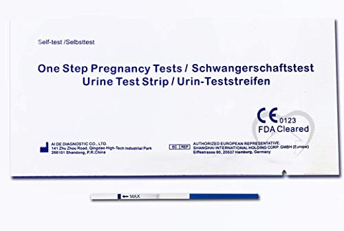 One Step - 20 Tests de Ovulación 20 mIU/ml y 5 Pruebas de Embarazo 10mIU/ml - Nuevo Formato Económico de 2,5 mm.