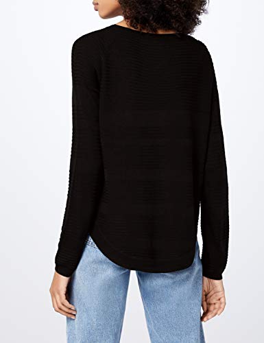 Only onlCAVIAR L/S Pullover KNT Noos Suéter, Negro (Black Black), 40 (Talla del Fabricante: Large) para Mujer