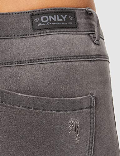 Only Onlroyal Reg SK Dnm Jeans Bj312 Noos Vaqueros Skinny, Gris (Dark Grey Denim Dark Grey Denim), 27W / 32L para Mujer