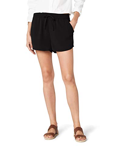 Only Onlturner Shorts Wvn Noos Pantalones Cortos, Negro (Black Black), 36 (Talla del Fabricante: 34) para Mujer