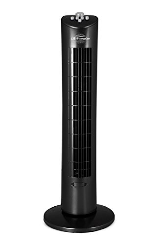 Orbegozo TW 0800 Ventilador de Torre con Temporizador, Bandeja para Esencias, 3 Velocidades, Movimiento Oscilante y 60W, 60 W, 200 Decibelios, Multicolor