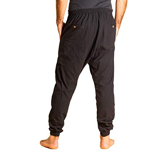 PANASIAM Yogipants 01, Cotton, Black, L