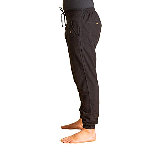 PANASIAM Yogipants 01, Cotton, Black, L