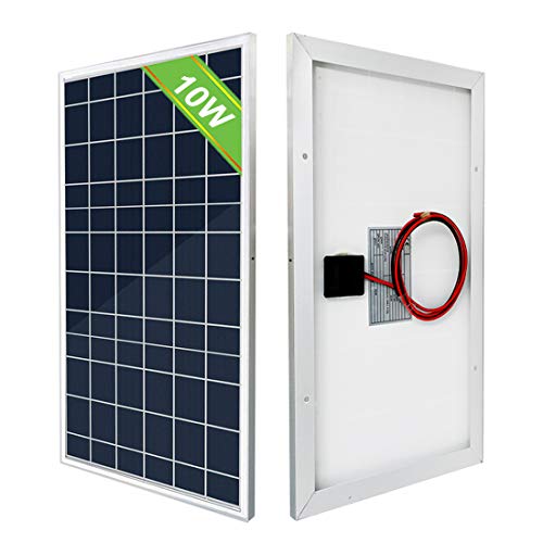 Panel solar ecológico (10 W, 12 V, 10 W, cargador de batería)