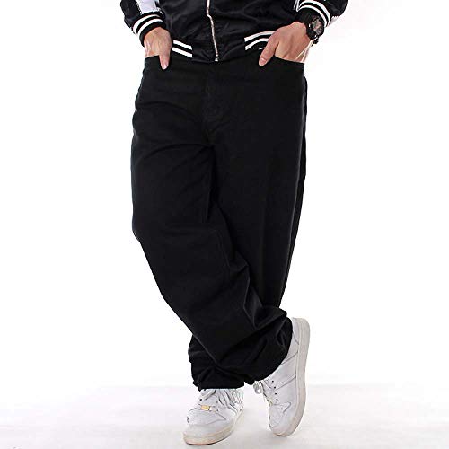 Pantalones de Baile Callejero de Moda Estilo Hip Hop de los Hombres Pantalones de Rap Pantalones Rap