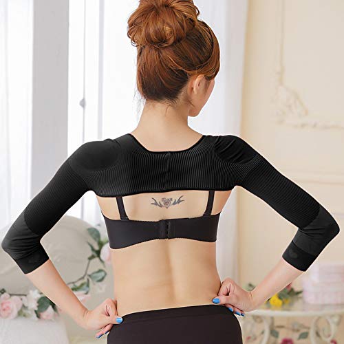 PengGengA Mujer Adelgazante Control Shapers Posture Correction Butterfly Cuerpo Hombro Negro M