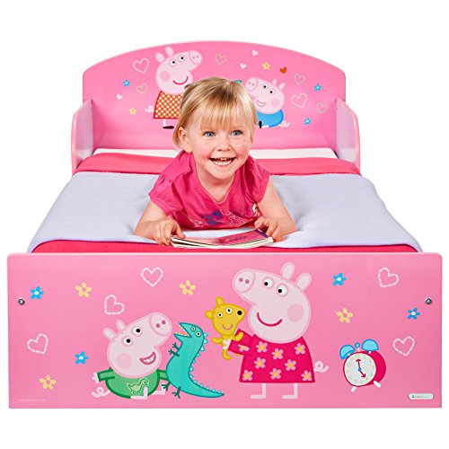 Peppa Pig Hello Home Cama Infantil, Madera, Rosa, 42.50x77.00x143.00 cm