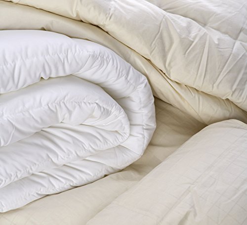 Pikolin Home - Edredón/Relleno nórdico de fibra antiácaros, otoño-invierno, 300gr/m², color blanco, 150x220cm-Cama 80/90 (Todas las medidas)