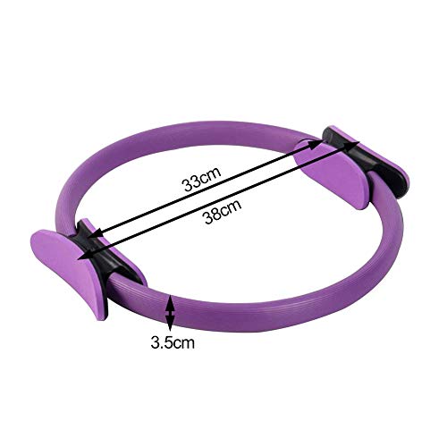 Pilates Circle Ring Resistance Exercise Workout Fitness Gym Yoga Ring Dual Band