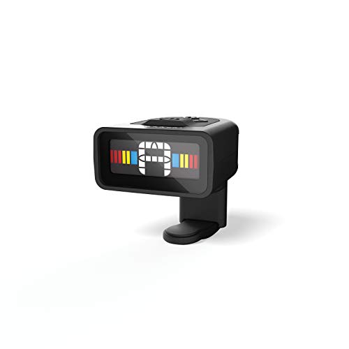 Planet Waves NS Micro Headstock Tuner - Sintonizador Ns de Guitarra con Pantalla Multicolor, Color Negro, Negro