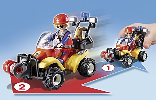 PLAYMOBIL- Quad de Rescate de Montaña (9130)