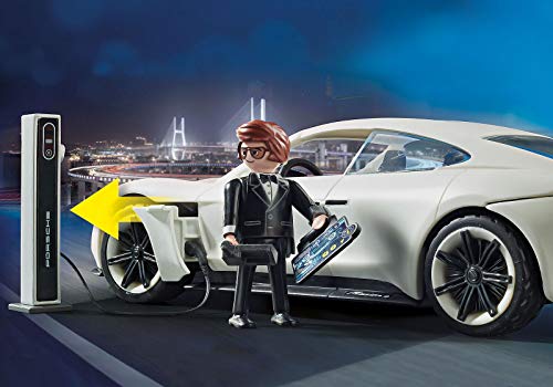 PLAYMOBIL: THE MOVIE Porsche Mission E y Rex Dasher, a Partir de 5 Años (70078)