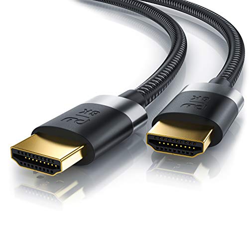 Primewire – 1m Cable HDMI 2.1 - Alta Velocidad con Ethernet - 8k @ 120 Hz con DSC - 7680 x 4320 - UHD II - Compatible con HDMI 2.1 2.0a 2.0b - 3D - HDR - ARC - Compatible con Blue Ray PS4 Xbox