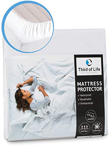 Protector de Colchón Impermeable y Transpirable | Funda Hipoalergénica | Protección Óptima |Antiácaros, Antibacteriano y Antimoho | Cubre Colchón Higiénico 140x200cm