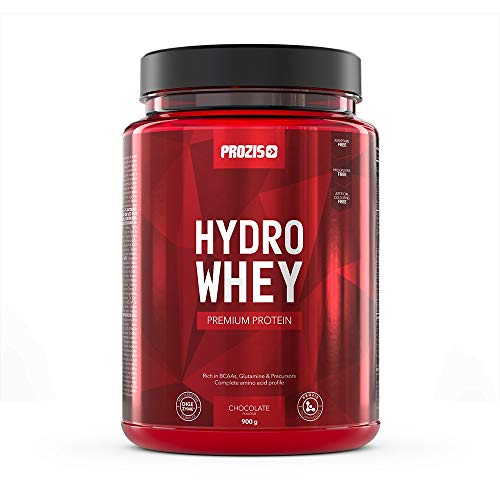 Prozis 100% Hydro Whey 900 g Chocolate El suero de leche más PURO, mejorado, Ultrafiltrada y aislada, controlar el peso, adelgazar y potenciar el desarrollo y el mantenimiento de la masa muscular