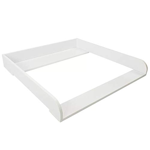 PuckDaddy Cambiador Moritz – 80x78x10cm, accesorio para cambiador para cómodas de IKEA Malm, incl. montaje para pared