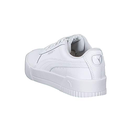 PUMA Carina L, Zapatillas Mujer, Blanco White/White/Silver, 37 EU