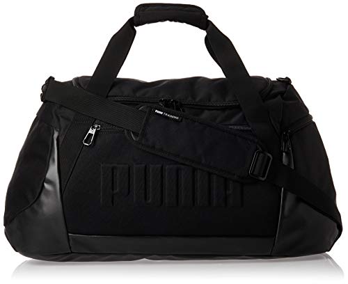 PUMA Gym Duffle M Bolsa Deporte, Unisex Adulto, Black, OSFA