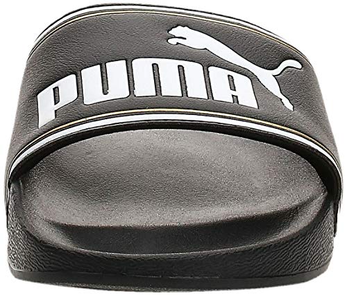 PUMA Leadcat FTR, Zapatos de Playa y Piscina Unisex Adulto, Negro Black Team Gold White, 39 EU