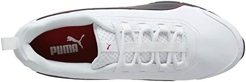 PUMA Leader VT SL, Zapatillas Unisex Adulto, Blanco (White/Black/Flame Scarlet), 43 EU