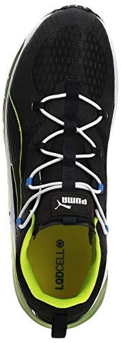 PUMA LQDCELL Hydra, Zapatillas Deportivas para Interior Hombre, Negro Black/Yellow Alert, 44 EU