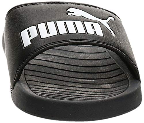 PUMA Popcat 20 JR, Sandalias deslizantes Unisex niños, Negro Black White, 37 EU