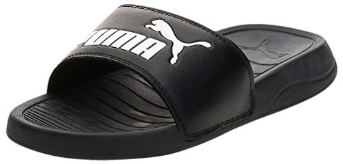 PUMA Popcat 20 JR, Sandalias deslizantes Unisex niños, Negro Black White, 37 EU