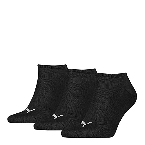 PUMA Quarters 12 Unidades Calcetines Deportivos, Hombre, Quarters Sportsocken 12er Pack, Negro, 43-46