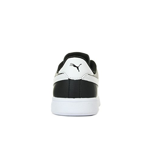 PUMA Smash V2 L Jr, Zapatillas Unisex Adulto, Negro Black White, 39 EU