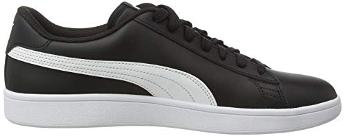 PUMA Smash V2 L, Zapatillas Unisex Adulto, Negro Black White, 42 EU