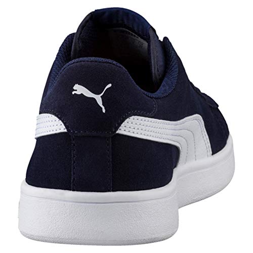 PUMA Smash v2, Zapatillas Unisex Adulto, Azul (Peacoat White), 43 EU